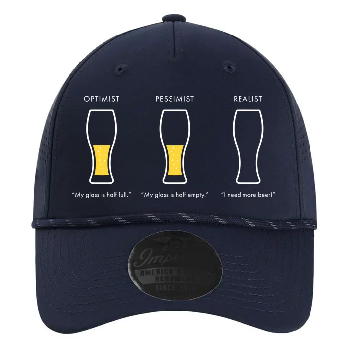 Optimist Pessimist Realist I Need A Beer Performance The Dyno Cap