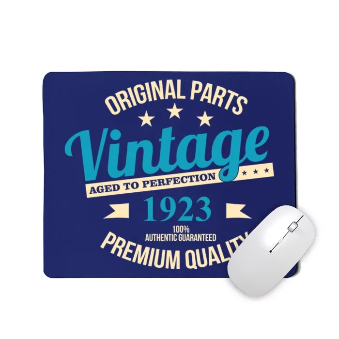 Original Parts Vintage 1923 100th Birthday Mousepad