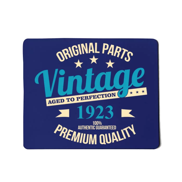 Original Parts Vintage 1923 100th Birthday Mousepad