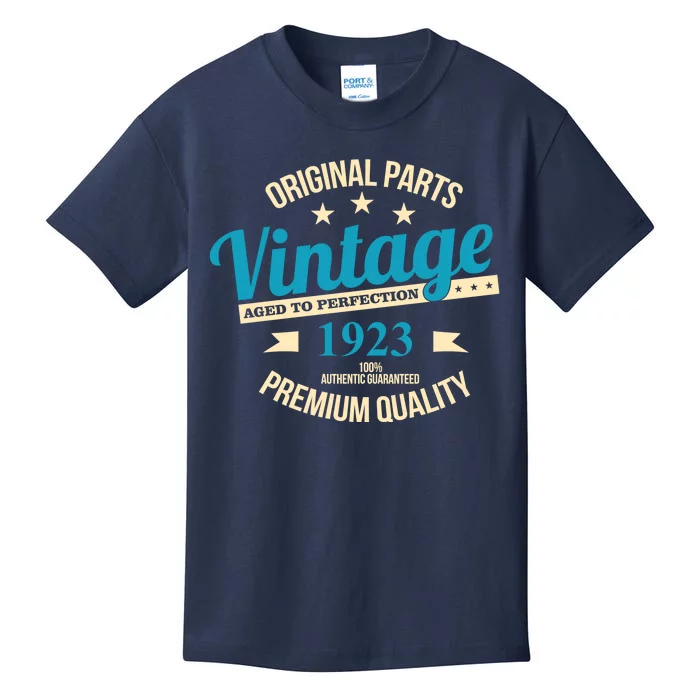 Original Parts Vintage 1923 100th Birthday Kids T-Shirt