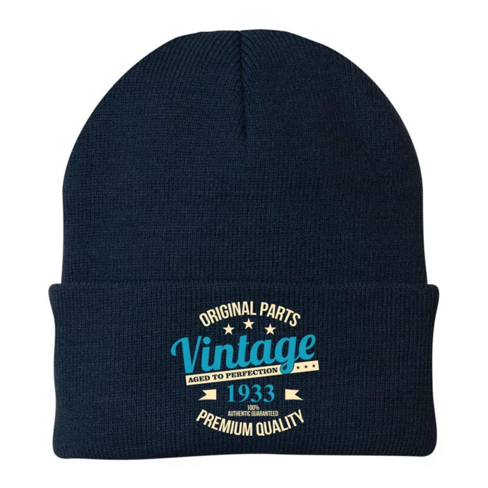 Original Parts Vintage 1933 90th Birthday Knit Cap Winter Beanie