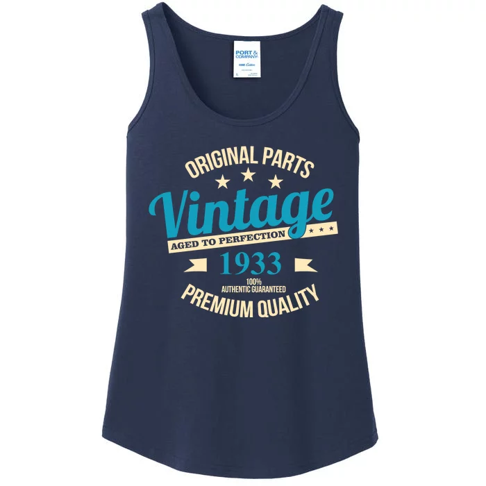 Original Parts Vintage 1933 90th Birthday Ladies Essential Tank