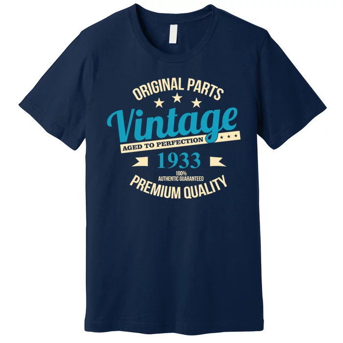 Original Parts Vintage 1933 90th Birthday Premium T-Shirt