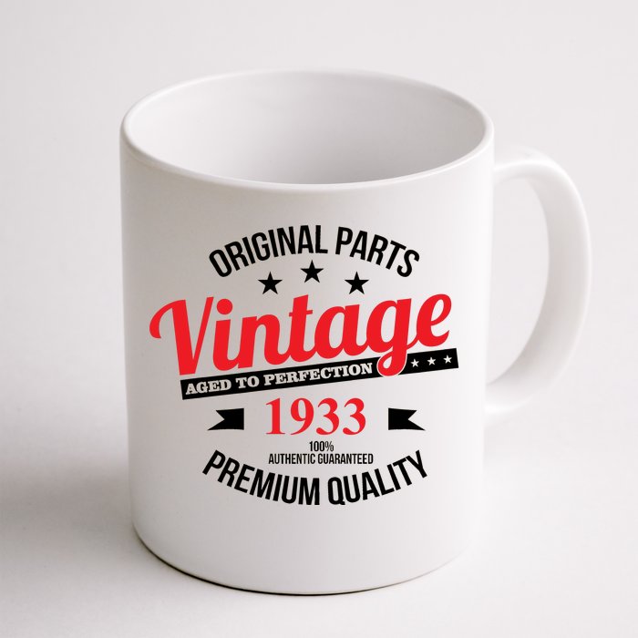 Original Parts Vintage 1933 90th Birthday Front & Back Coffee Mug