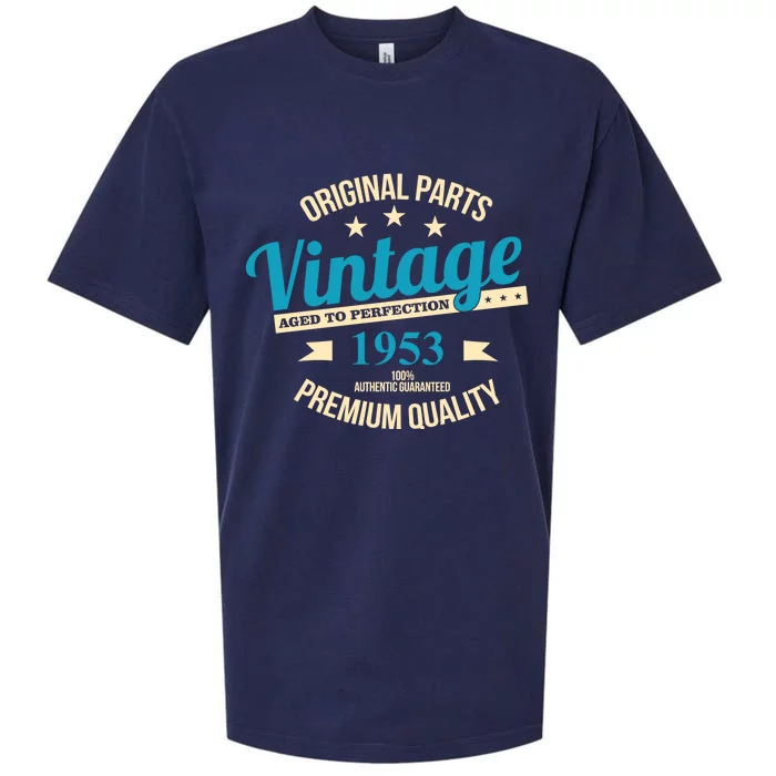 Original Parts Vintage 1953 70th Birthday Sueded Cloud Jersey T-Shirt