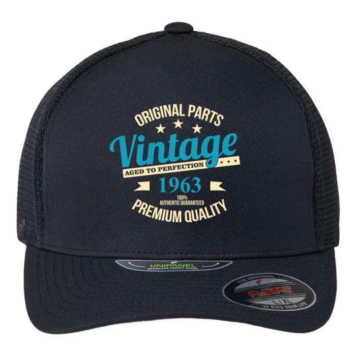 Original Parts Vintage 1963 60th Birthday Flexfit Unipanel Trucker Cap