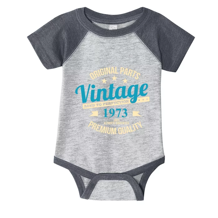 Original Parts Vintage 1973 50th Birthday Infant Baby Jersey Bodysuit