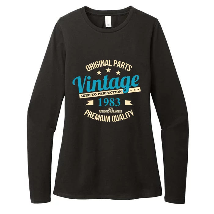 Original Parts Vintage 1983 40th Birthday Womens CVC Long Sleeve Shirt