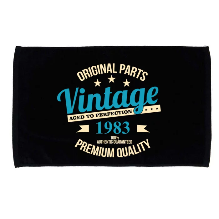 Original Parts Vintage 1983 40th Birthday Microfiber Hand Towel