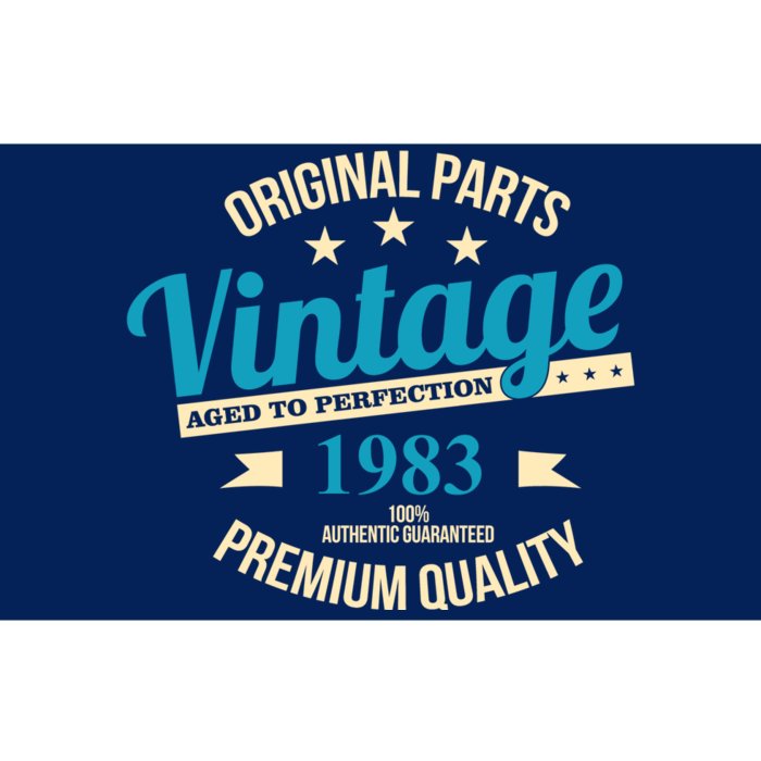 Original Parts Vintage 1983 40th Birthday Bumper Sticker