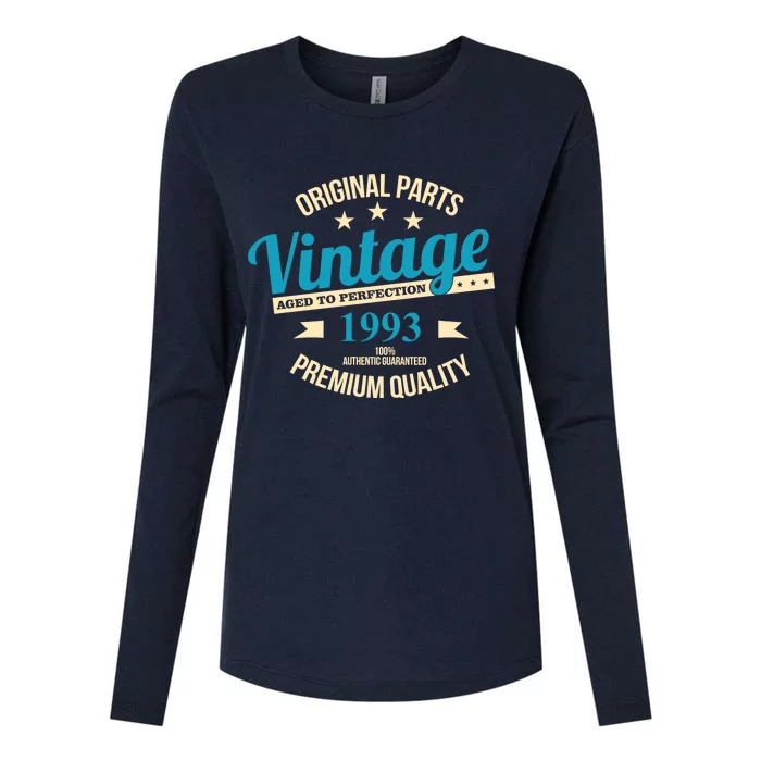 Original Parts Vintage 1993 30th Birthday Womens Cotton Relaxed Long Sleeve T-Shirt