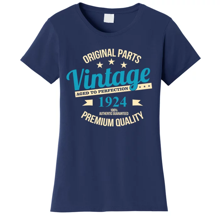 Original Parts Vintage 1924 100th Birthday Women's T-Shirt