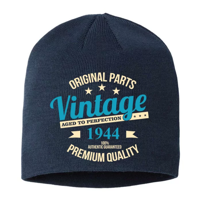 Original Parts Vintage 1944 80th Birthday 8 1/2in Sustainable Knit Beanie