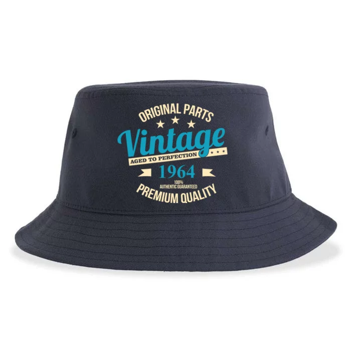 Original Parts Vintage 1964 60th Birthday Sustainable Bucket Hat