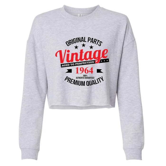 Original Parts Vintage 1964 60th Birthday Cropped Pullover Crew