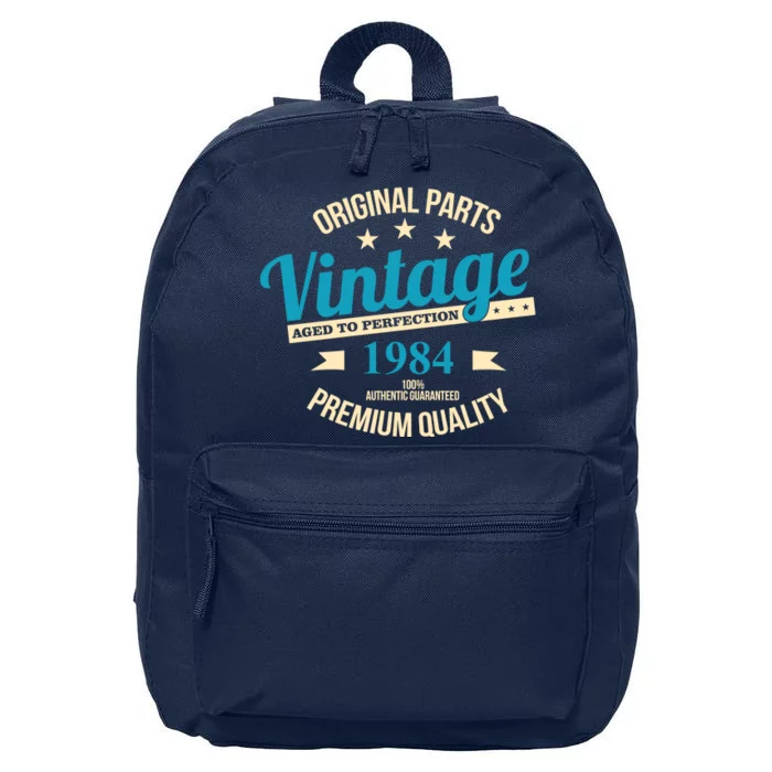 Original Parts Vintage 1984 40th Birthday 16 in Basic Backpack