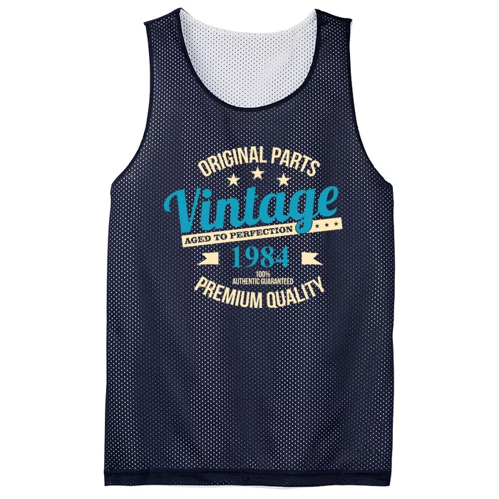 Original Parts Vintage 1984 40th Birthday Mesh Reversible Basketball Jersey Tank