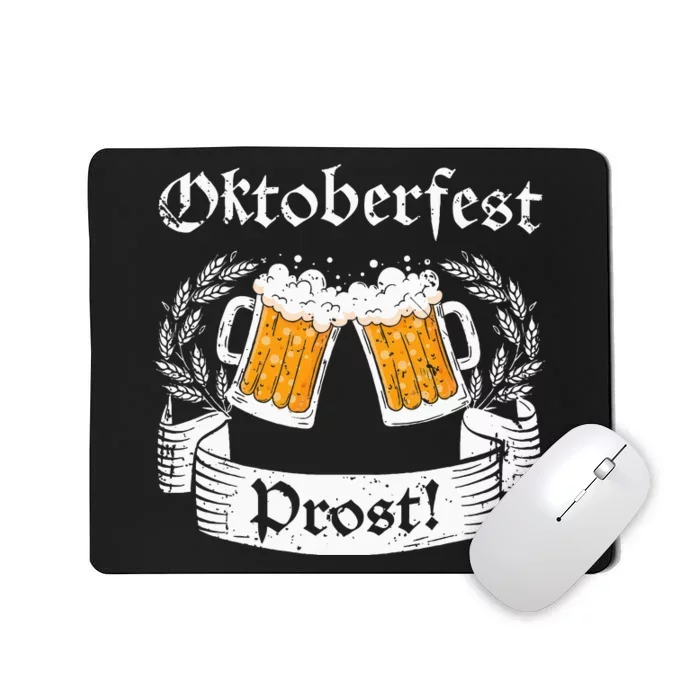 Oktoberfest Prost Women German Cheers Mousepad