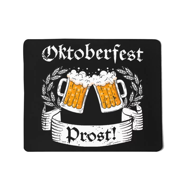 Oktoberfest Prost Women German Cheers Mousepad