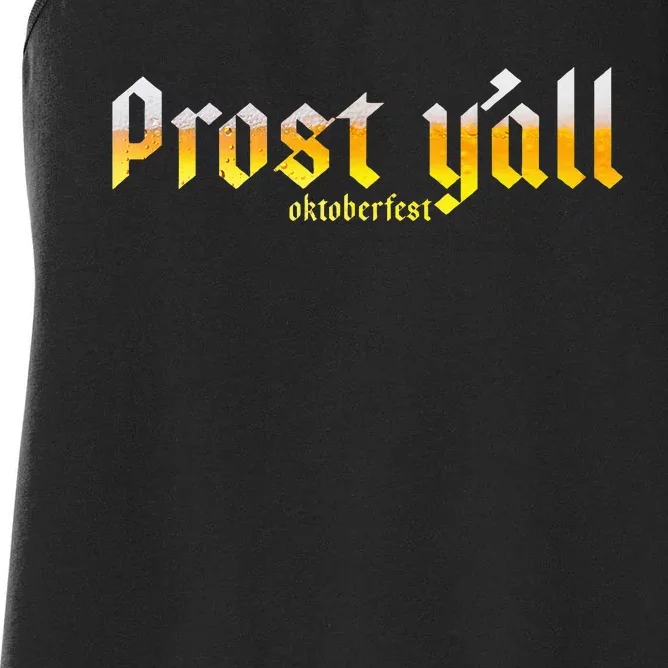 Oktoberfest Prost YAll Women's Racerback Tank