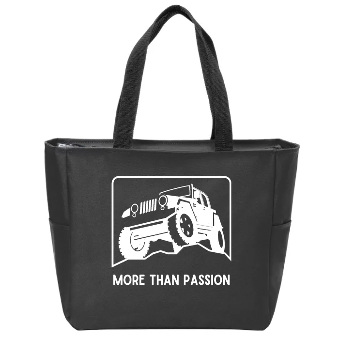 Off-Roading QUAD ATV Zip Tote Bag