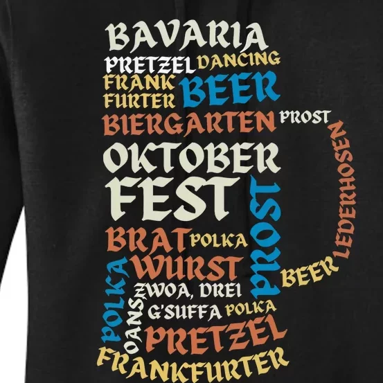 Oktoberfest Quote Beer Lover Drinking Team Women's Pullover Hoodie