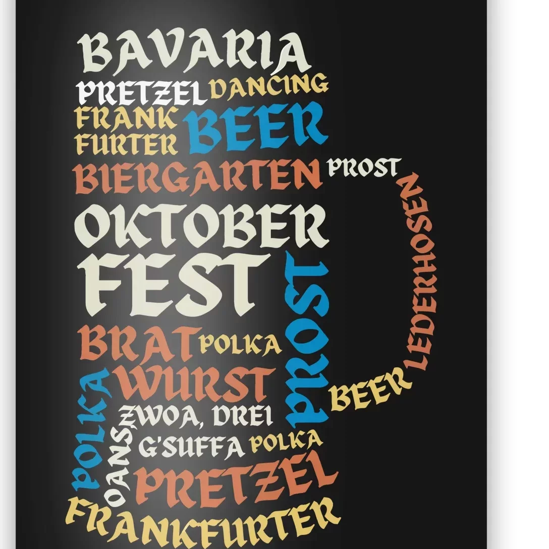 Oktoberfest Quote Beer Lover Drinking Team Poster