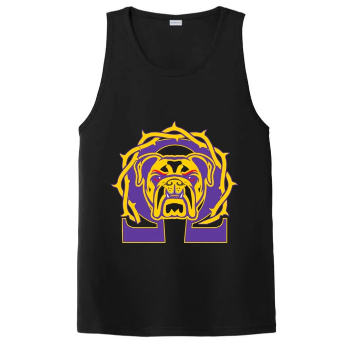 Omega Que Dawg Psi Phi Purple Fraternity Hoodie Performance Tank