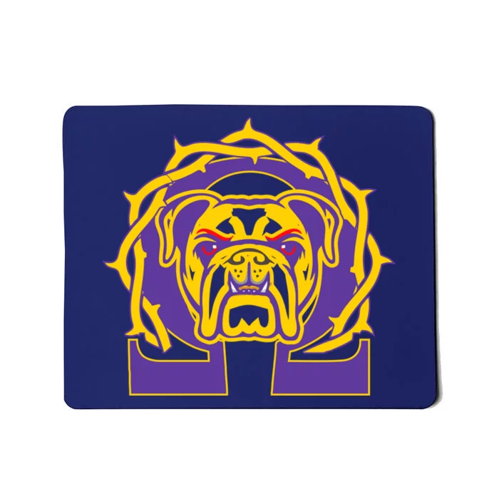 Omega Que Dawg Psi Phi Purple Fraternity Hoodie Mousepad