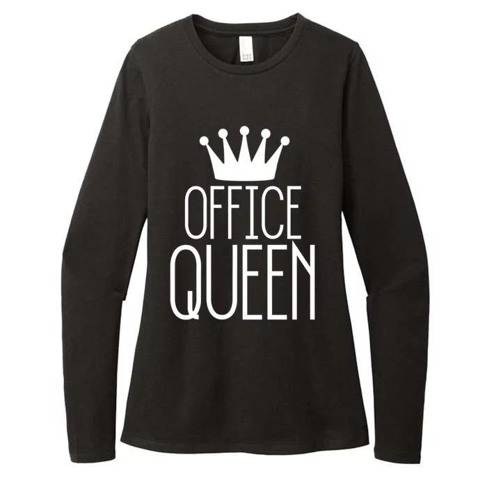 Office Queen Gift Funny Administrative Professionals Day Meaningful Gift Womens CVC Long Sleeve Shirt