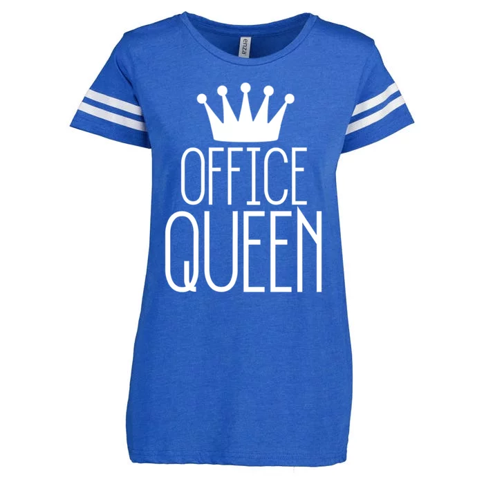 Office Queen Gift Funny Administrative Professionals Day Meaningful Gift Enza Ladies Jersey Football T-Shirt