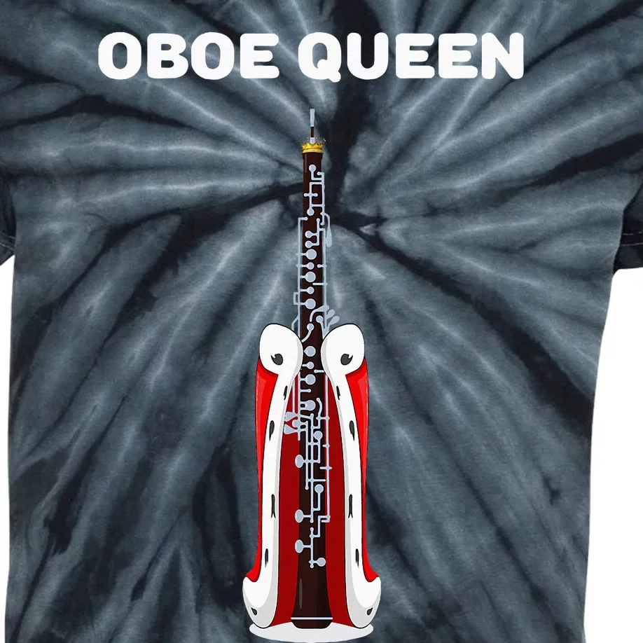 Oboe Queen Girl Oboe Oboist Oboe Kids Tie-Dye T-Shirt