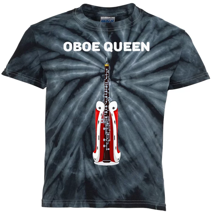 Oboe Queen Girl Oboe Oboist Oboe Kids Tie-Dye T-Shirt