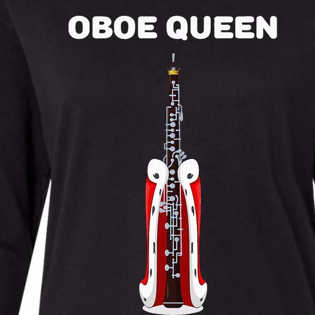 Oboe Queen Oboe Women Oboist Oboe Womens Cotton Relaxed Long Sleeve T-Shirt