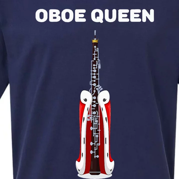 Oboe Queen Oboe Women Oboist Oboe Sueded Cloud Jersey T-Shirt