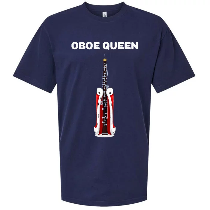 Oboe Queen Oboe Women Oboist Oboe Sueded Cloud Jersey T-Shirt