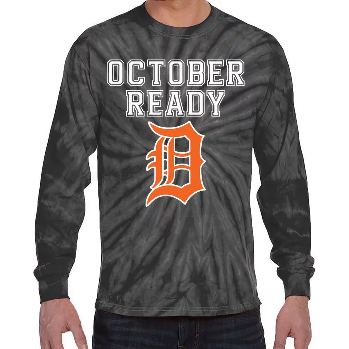 October Ready 2024 Baseball Tie-Dye Long Sleeve Shirt