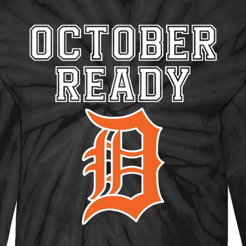 October Ready 2024 Baseball Tie-Dye Long Sleeve Shirt