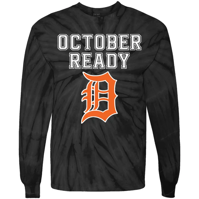 October Ready 2024 Baseball Tie-Dye Long Sleeve Shirt