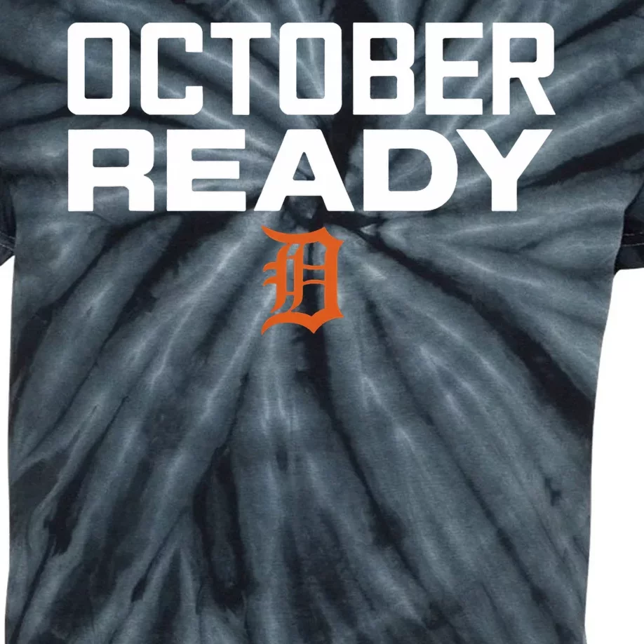 October Ready 2024 Baseball Kids Tie-Dye T-Shirt