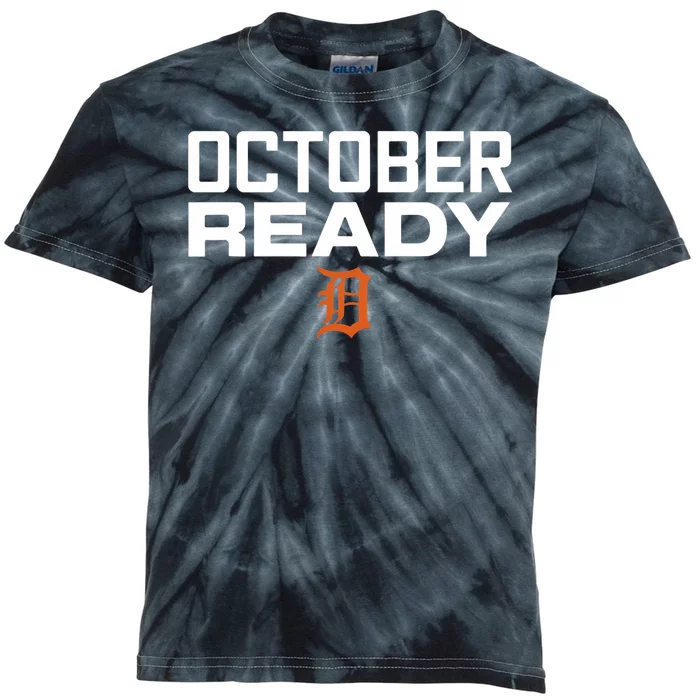 October Ready 2024 Baseball Kids Tie-Dye T-Shirt