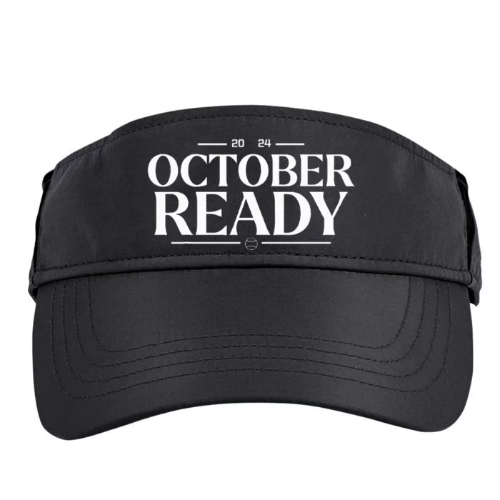 October Ready 2024 Playoff Baseball Season Adult Drive Performance Visor