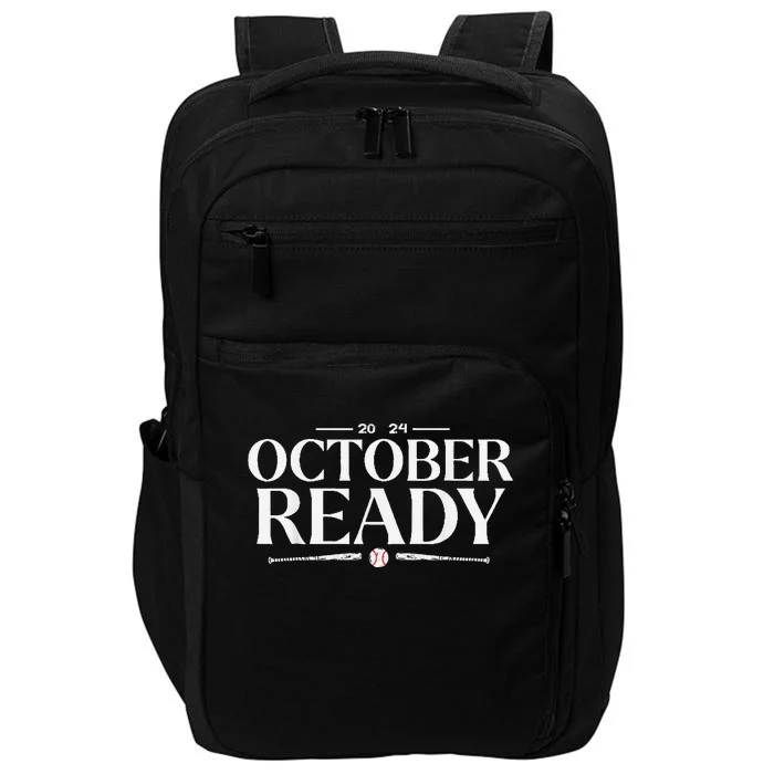 October Ready 2024 Playoff Baseball Season Impact Tech Backpack