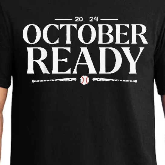 October Ready 2024 Playoff Baseball Season Pajama Set