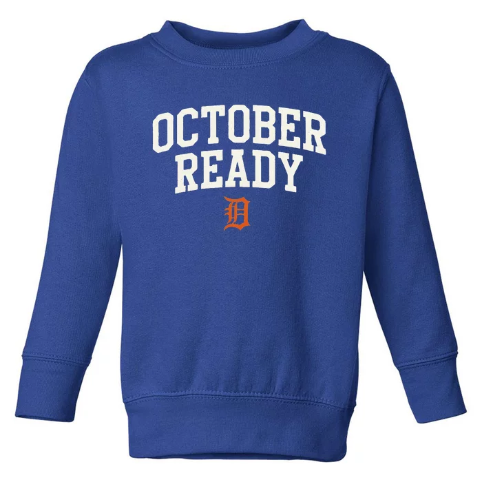 October Ready 2024 Baseball Toddler Sweatshirt