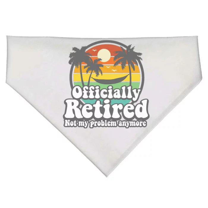 Officially Retired 2022 Hawaiian Beach Vintage Retirement USA-Made Doggie Bandana