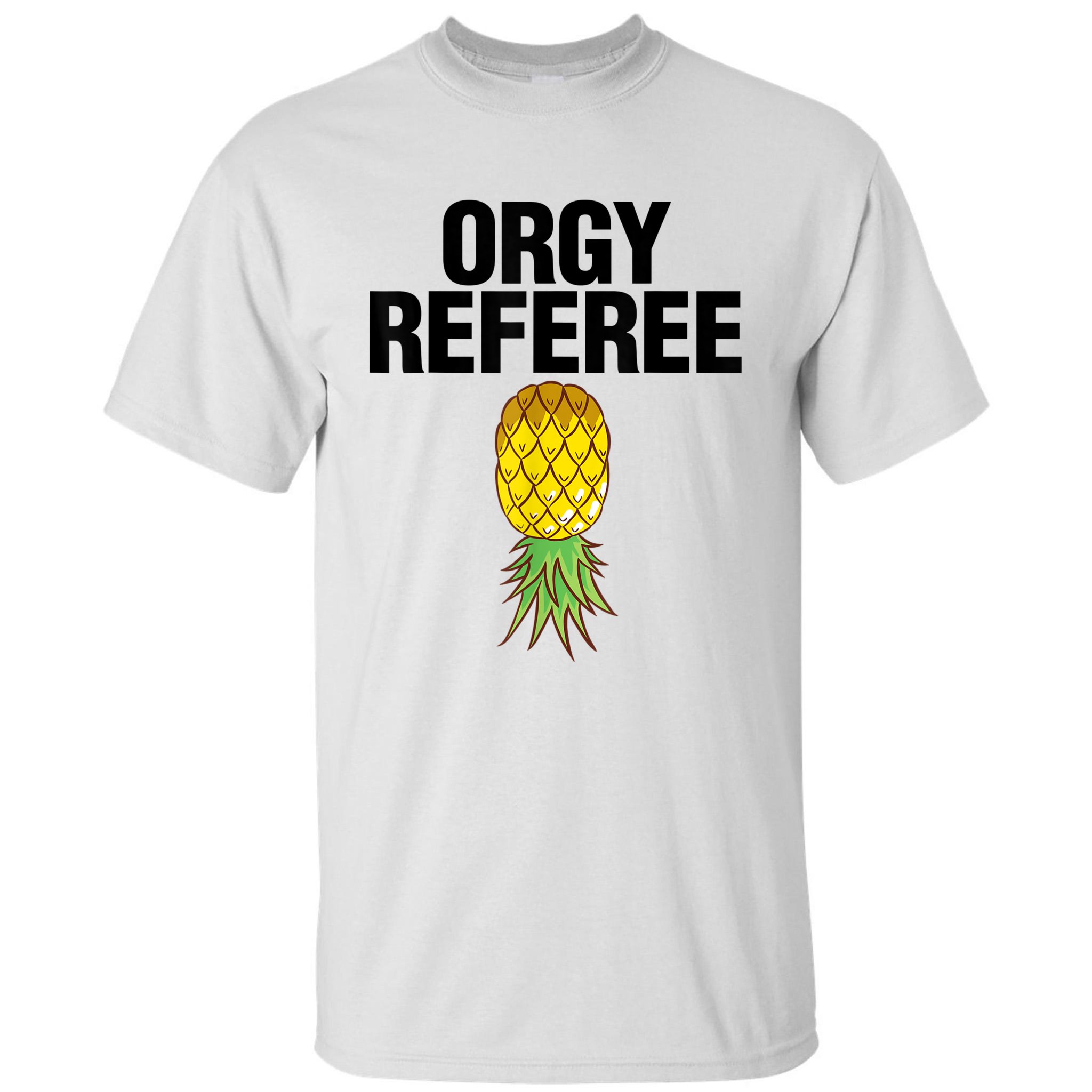 Orgy Referee Adult Humor Swinger Group Sex Freak Gift Tall T-Shirt TeeShirtPalace photo pic