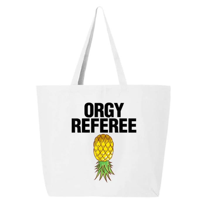 Orgy Referee Adult Humor Swinger Group Sex Freak Gift 25L Jumbo Tote