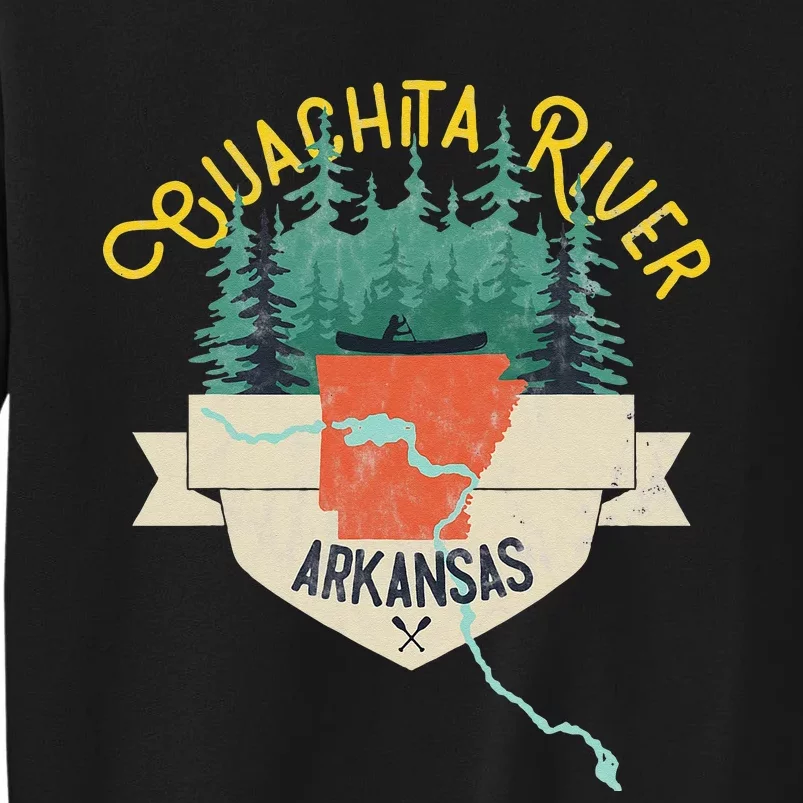 Ouachita River Arkansas National Park River Floating Kayak Tall Sweatshirt