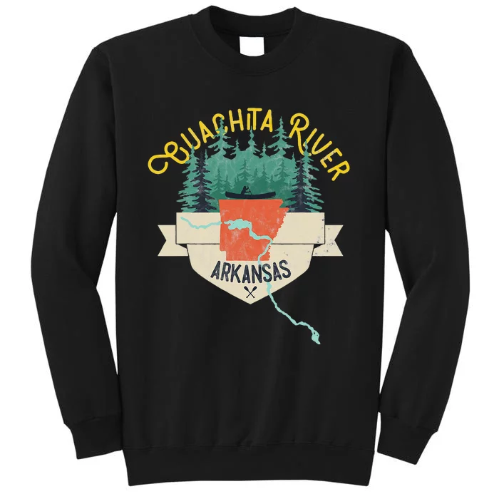 Ouachita River Arkansas National Park River Floating Kayak Tall Sweatshirt